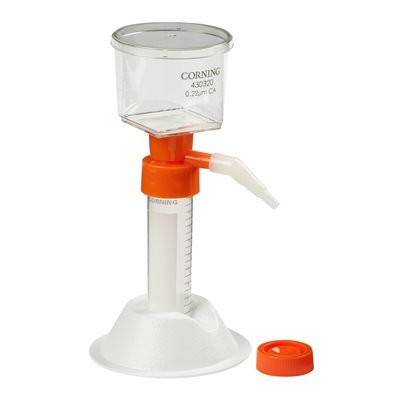 Tube top filter, Corning