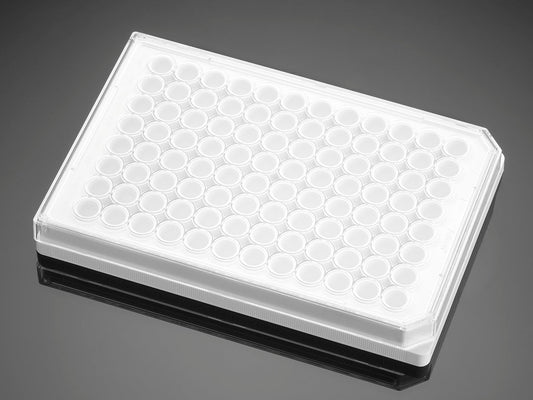 Corning® BioCoat™ Poly-D-Lysine 96 Well White/Opaque Flat Bottom TC-Treated Microplate, with Lid, Nonsterile, 5/Pack, 50/Case