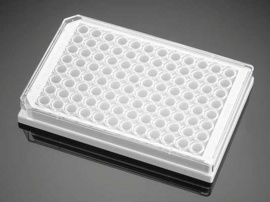 Corning® BioCoat™ Collagen I 96 Well White Flat Bottom TC-Treated Microplate, with Lid, 5/Pack, 50/Case