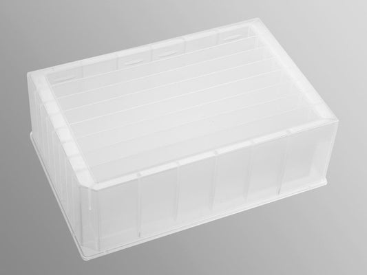 Reservoir AxyVoir, 8 Channel Multi Well, Polypropylene, 10 mL, Clear, High Profile, Sterile, Individually Packaged