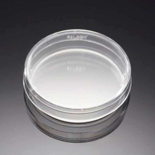 FalconĀ® 50mm x 9mm Not TC-Treated Tight-fit Lid Style Bacteriological Petri Dish, 20/Pack, 500/Case, Sterile