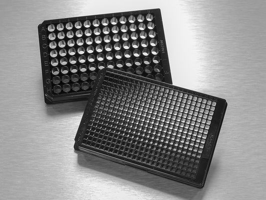 Falcon® 96 Well Clear Flat Bottom TC-Treated Imaging Plate with Lid, 8/Pack, 32/Case