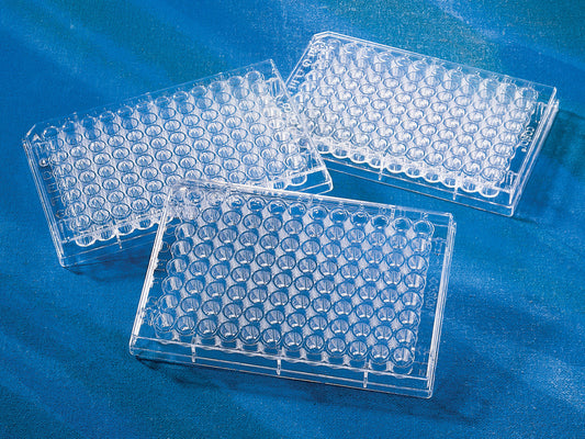 96 well Clear Round Bottom TC-treated Microplate, with Lid, Sterile, Corning