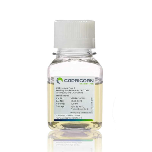 FlowCHO, Protein-free Perfusion Medium, L-Glutamine, Ferric Citrate, HEPES, Pluronic, Capricorn