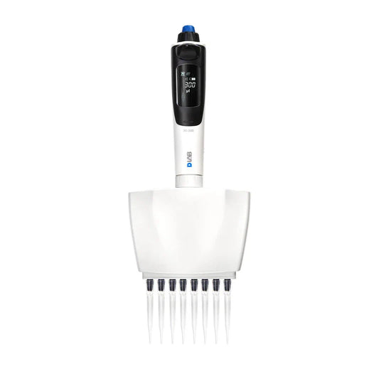 dPette+ 8-Channel Electronic Pipettor, DLAB