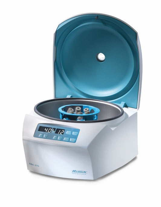 EBA 270 Centrifuge Blood Tube Package, 6-place rotor and adapters, Hettich