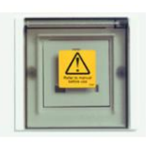 Panel mounted single electrical outlet kit, Esco