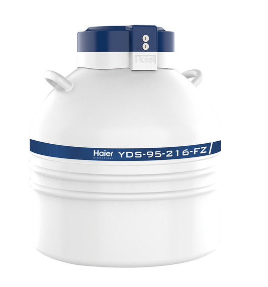 Smart Series Liquid Nitrogen Storage Dewar, for Storage, 140L, 216mm neck opening, racking, Ha