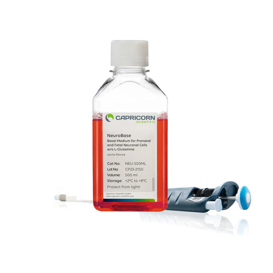 NeuroBase A, Basal Medium for postnatal & adult neuronal cells, w/o L-Glutamine, 500 ml, Capricorn