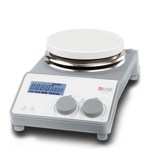 Hotplate Stirrer, LCD Digital Aluminium with Ceramic Coated Plate, DLAB