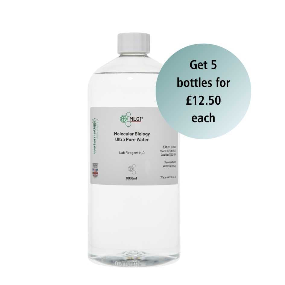 Molecular Biology Grade Water, Litre – Appleton Woods UK Lab