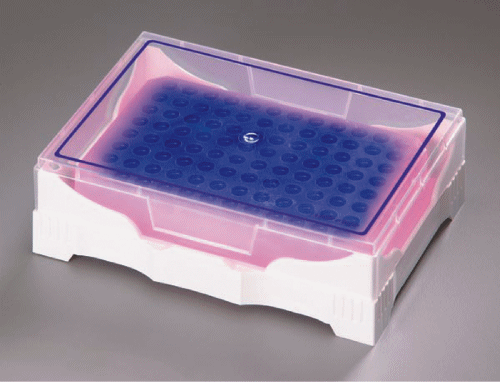 IsoFreeze PCR tube rack purple to pink – Appleton Woods | UK Lab Supplies