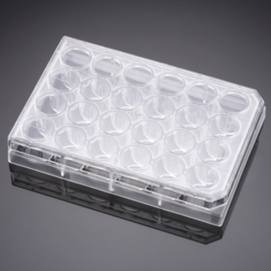 Corning® BioCoat™ Laminin 24 Well Clear Flat Bottom TC-Treated Multiwell Plate, with Lid, Nonsterile, 5/Case