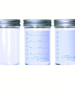 Polystyrene Sample Containers, Metal Cap, Appleton