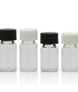 28ml Glass specimen container, no label