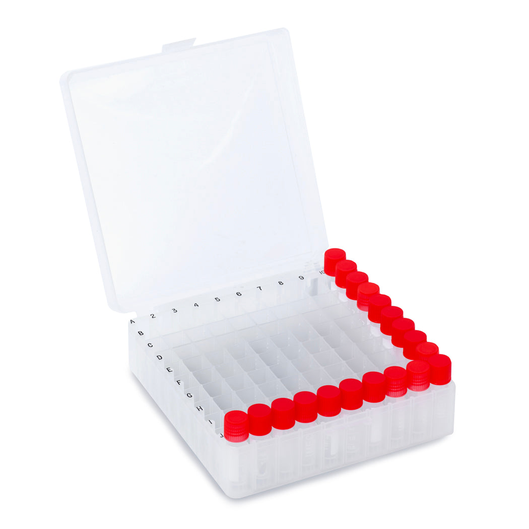Genie™ Magnetic Covered 100 Microtube Box, Ohaus