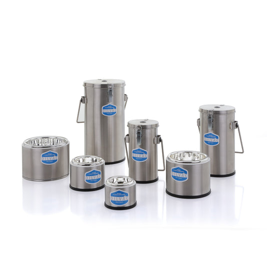 Dilvac® Stainless Steel Shallow-Form Dewar Flasks, Day-Impex