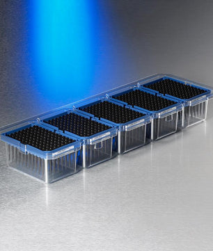 Hamilton CO-RE Style Clear Tip. 96 Tips per Rack, 5 Racks/pack, 8 packs/case, Axygen