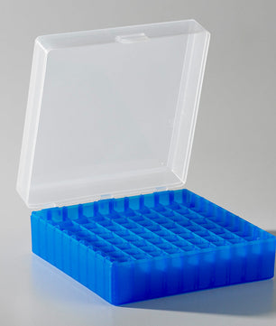 Axygen 100 place Microtube Box with hinged lid, PP,
