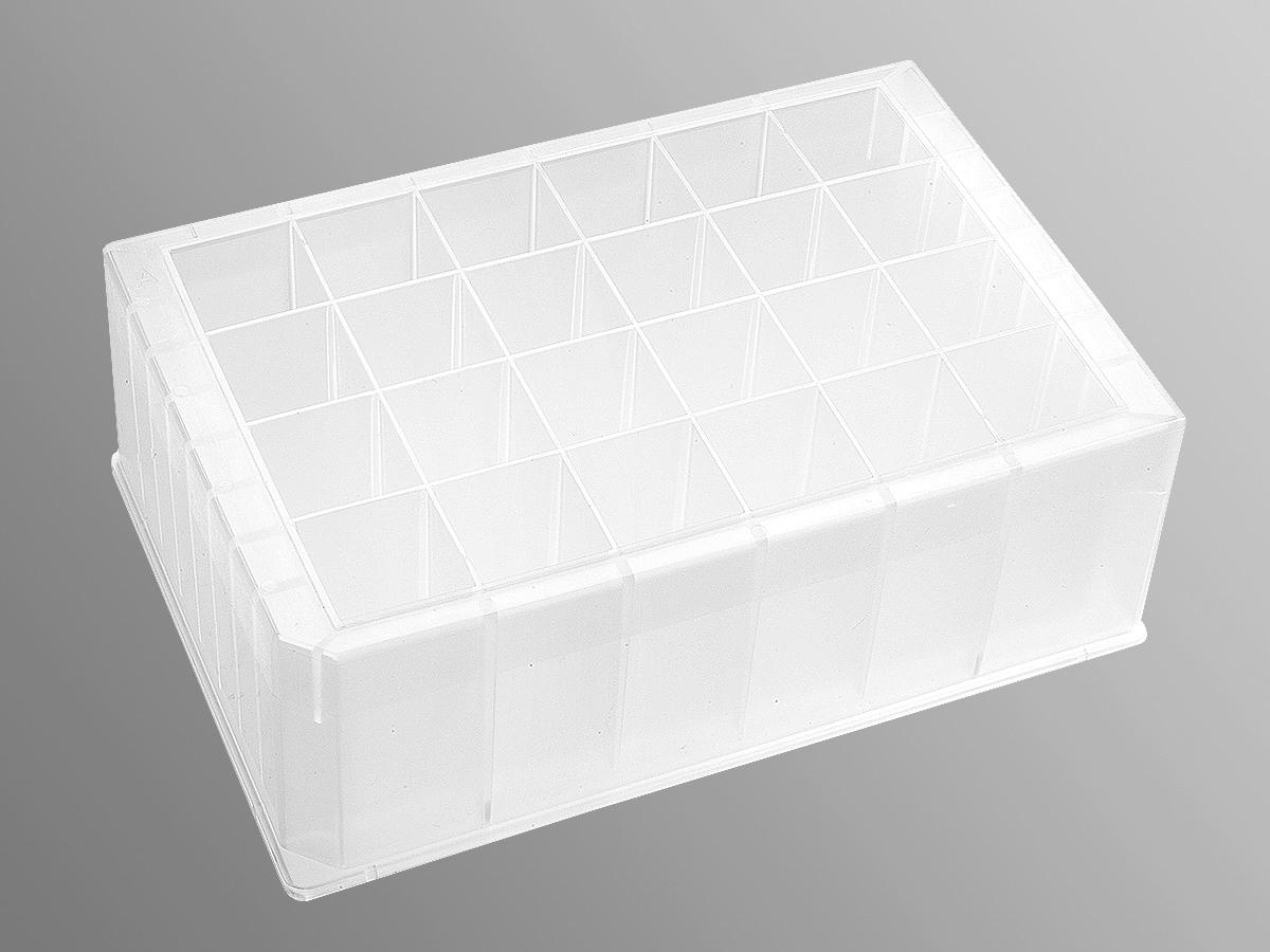 Multiple Well Plate, Deep Well, 24 Well, Polypropylene, 10 mL, Clear ...