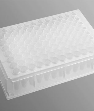 Microplate, Deep Well, 96 Well, Polypropylene,Clear, Round Bottom, Round Wells, no Lid, Axygen