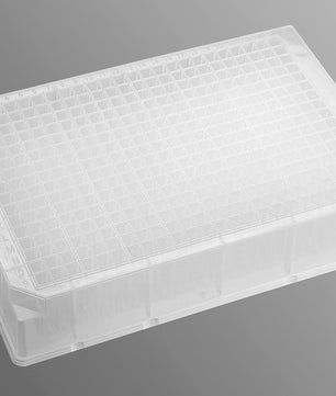 Microplate, Deep Well Diamond Plate, 384 Well, Polypropylene, 120 µL, Clear, Square Wells, Nonsterile, Bulk