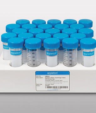 15ml & 50ml Sterile Polypropylene Centrifuge Tubes, Appleton
