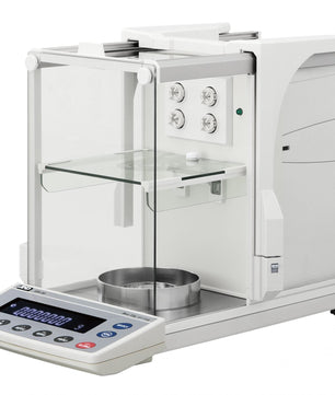 BM Range, micro-analytical balance, deioniser and internal calibration, A&D