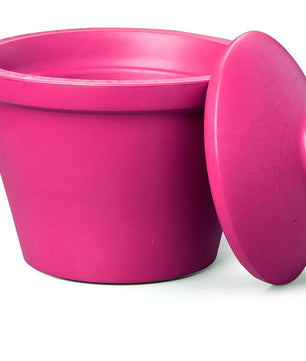 Ice bucket with lid, round, 2.5L