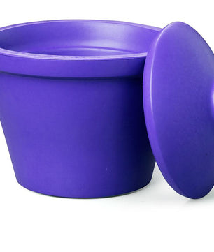 Ice bucket with lid, round, 2.5L