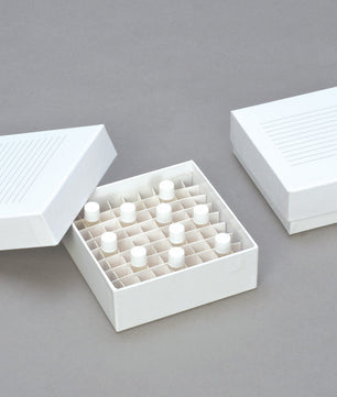 Cardboard Cryoboxes, White, Packs of 5, Appleton