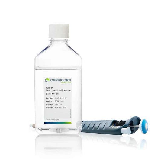 Water, suitable for cell culture, sterile-filtered, Capricorn