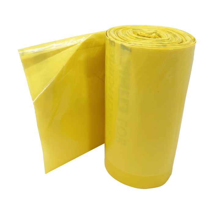 Yellow Heavy Duty Clinical Waste Sacks