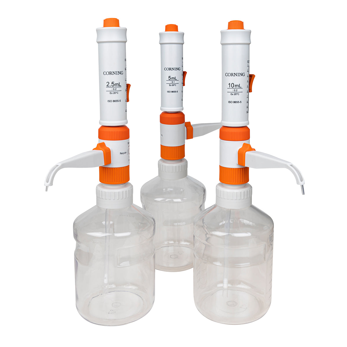 Bottle Top Dispenser, volume range 0.5 - 5 mL, thread GL32, Corning ...