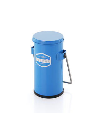 Dilvac® Wide Mouth Enamelled Steel Dewar Flasks with lid and handle, Day-Impex