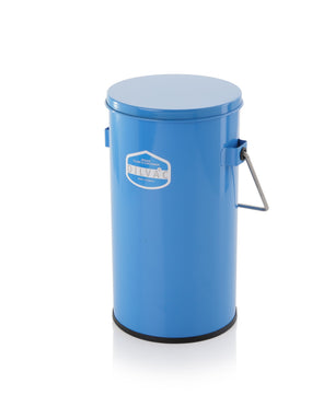 Dilvac® Wide Mouth Enamelled Steel Dewar Flasks with lid and handle, Day-Impex