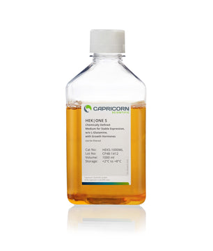 HEK|ONE, chemically defined medium for stable Expression, Capricorn Scientific