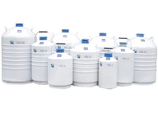Bio Series for Transport and Storage with cryoboxes, racks, canisters and PU bags