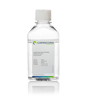 Lymphocyte Separation Medium, Density 1.077g/ml, Capricorn Scientific