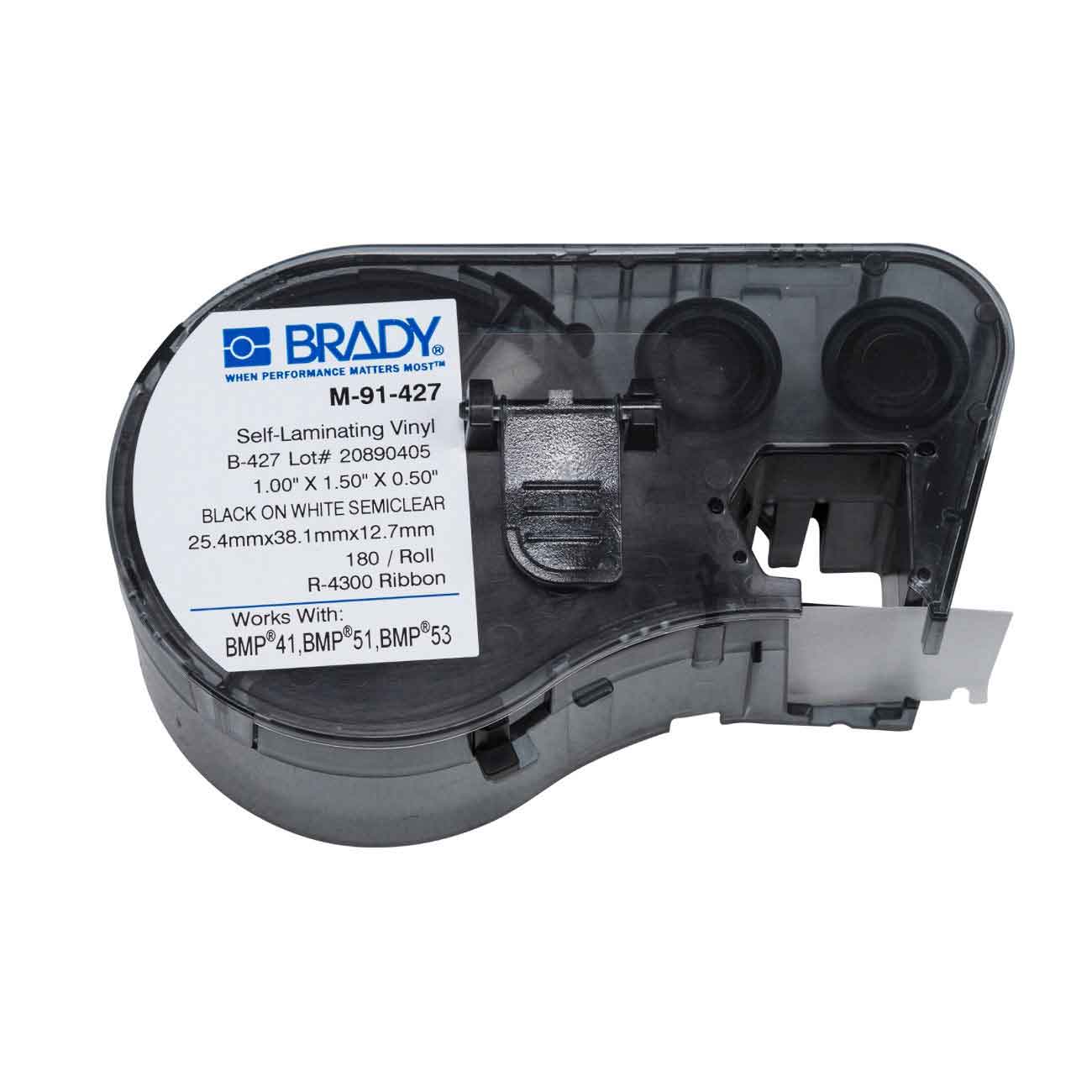 BMP 51 Labels, Clear Polyester Film Tape, Brady – Appleton Woods | UK ...