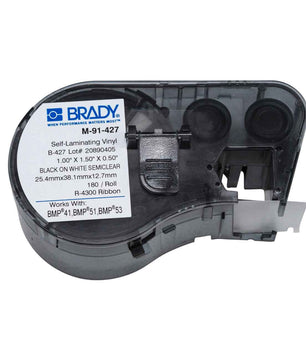 BMP 51 Labels, FreezerBondz White Polyester Thermal Printable Label, Brady