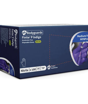 Nitrile Powder Free Gloves, Purple, Non Sterile, Bodyguards