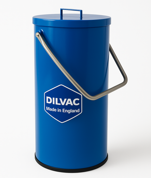 Dilvac® Wide Mouth Enamelled Steel Dewar Flasks with lid and handle, Day-Impex