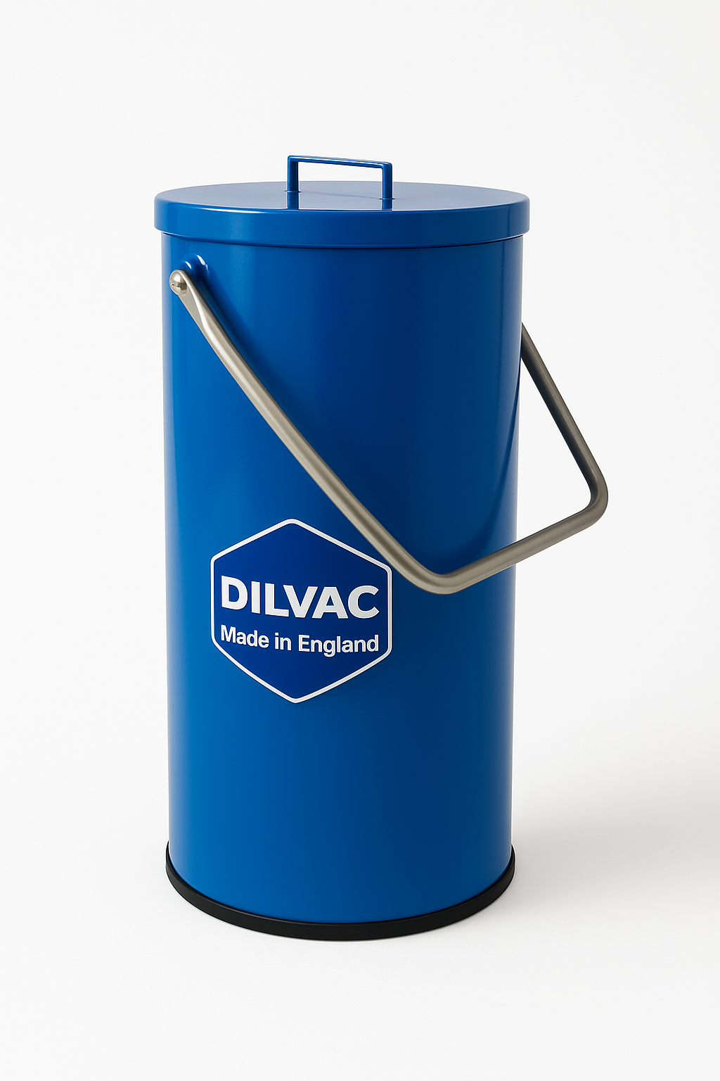 Dilvac® Wide Mouth Enamelled Steel Dewar Flasks with lid and handle, Day-Impex