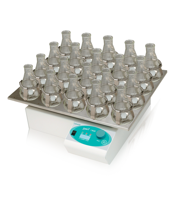 Platform for flask clamps.