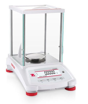 Pioneer PX Analytical Balance, internal calibration, Ohaus