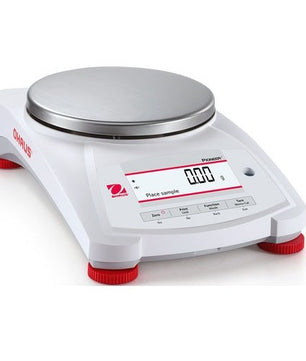 Pioneer PX Analytical Balance, internal calibration, Ohaus