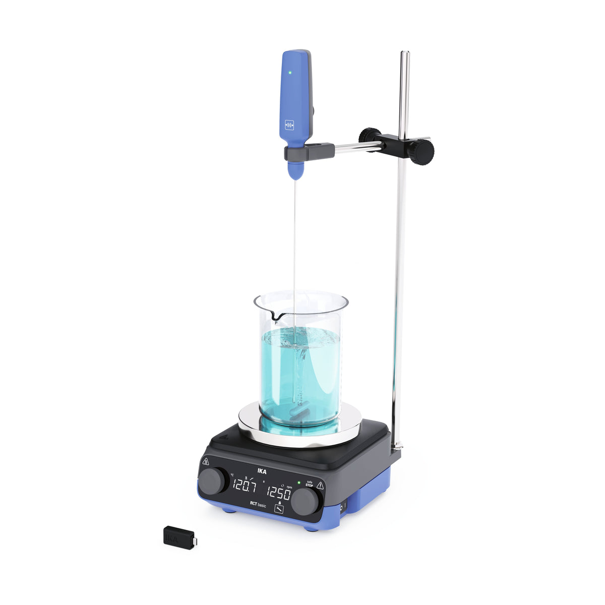 RCT basic Anodised Hotplate Magnetic Stirrer, IKA – image 3