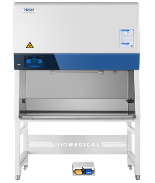 Haier Class II Microbiological Safety Cabinet, X-Series, single exhaust, touchscreen, with telescoping stand