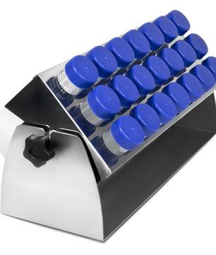 Adjustable tilt test tube rack, for use with the UP-168, Grant